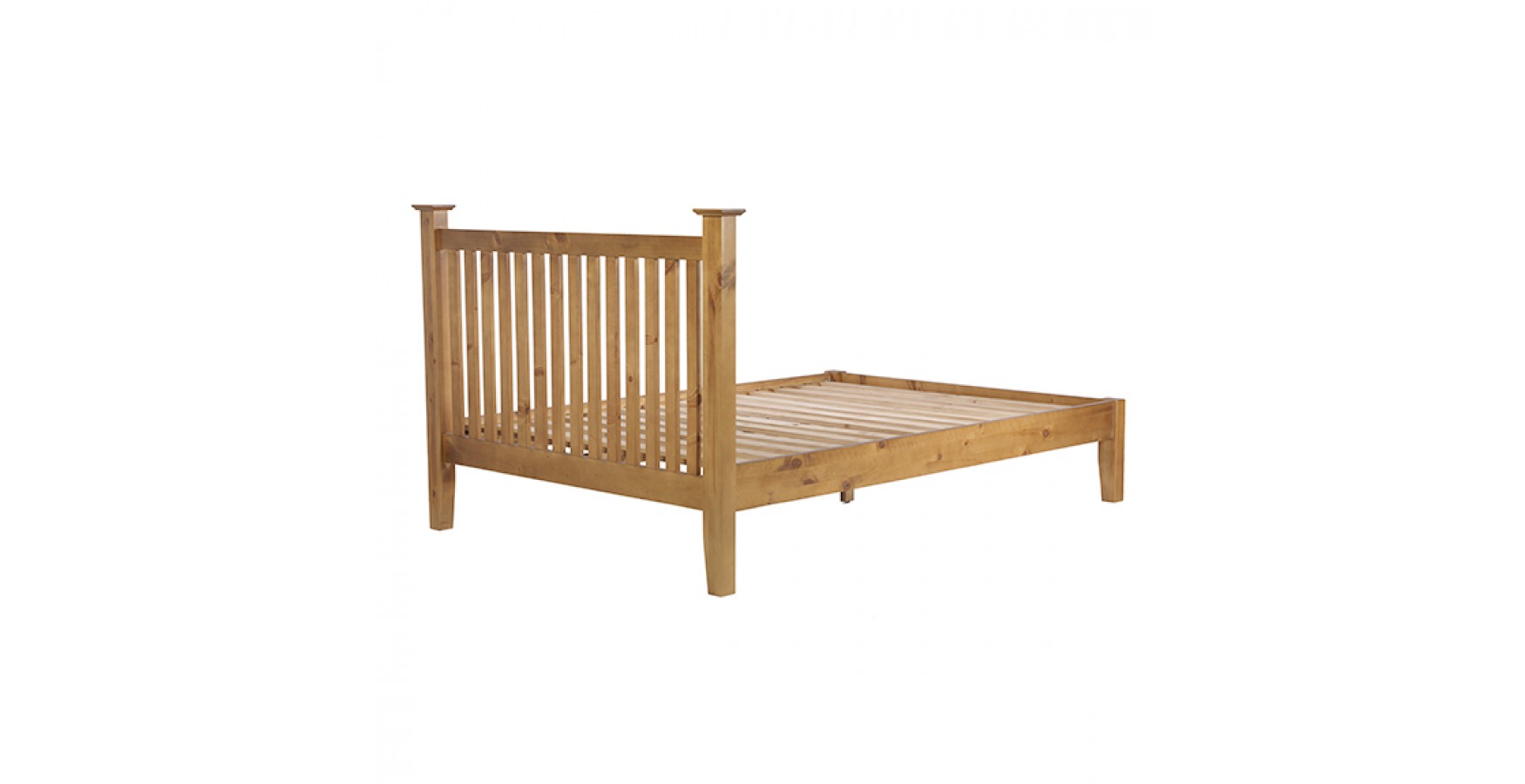 Country Pine King Size Bed (5') Lifestyle Furniture UK