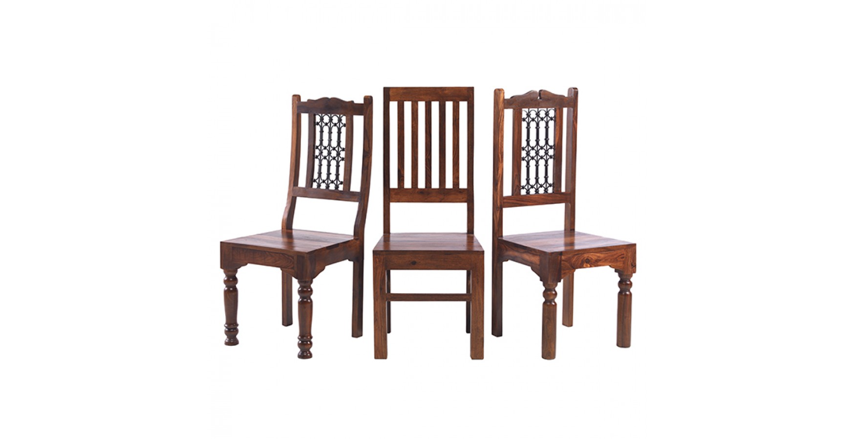 Jali Sheesham 160 Cm Chunky Dining Table And 6 Chairs Lifestyle Jali Sheesham 160 Cm Chunky Dining Table And 6 Chairs