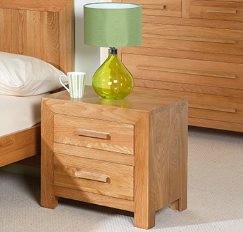 Oak Bedside Cabinets