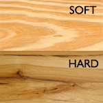 Softwood and hardwood
