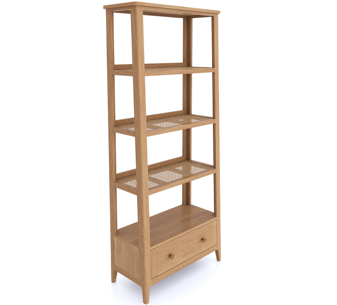 Halmstad Natural Oak Ladder Unit