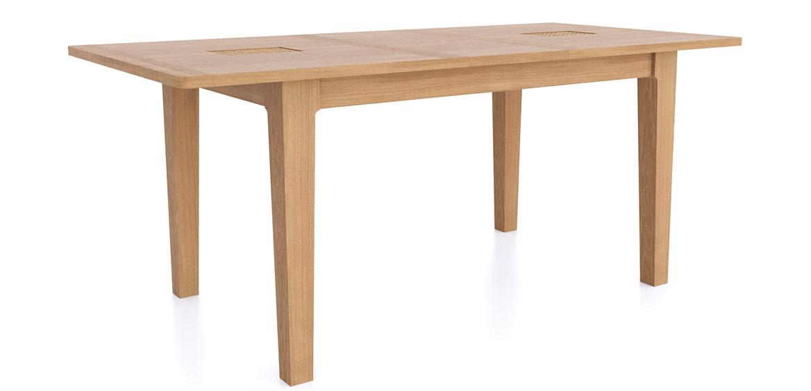 Halmstad Natural Oak Extending Dining Table