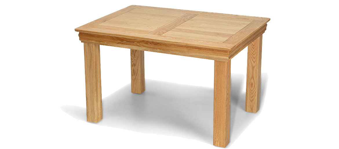 Constance Oak 125 cm Dining Table Quercus Living