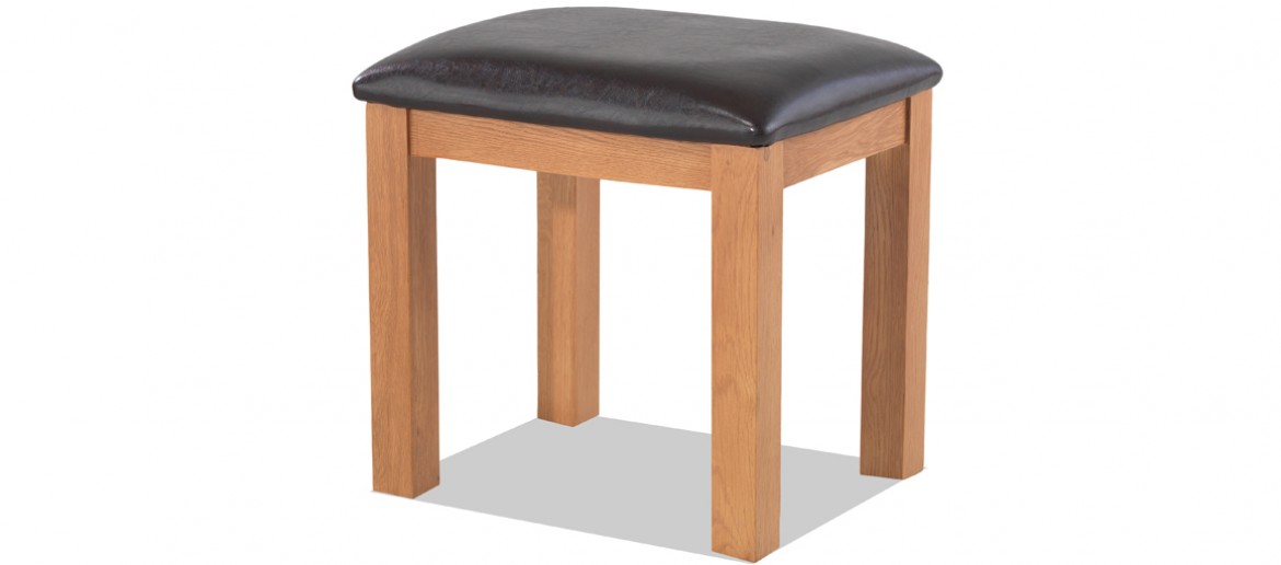 Marton Oak Dressing Table Stool