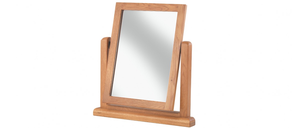 Marton Oak Dressing Table Vanity Mirror