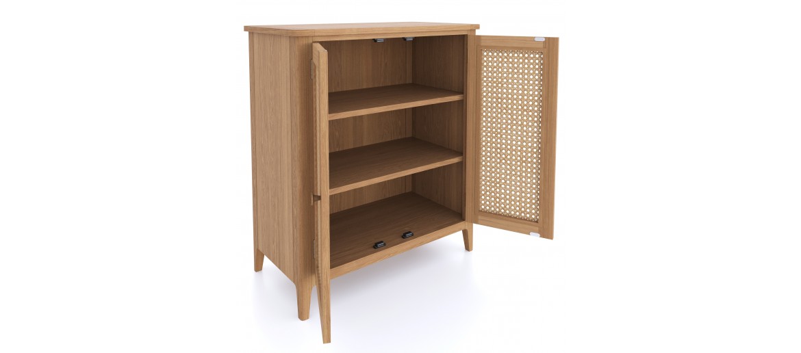 Bravur Natural Oak Cabinet