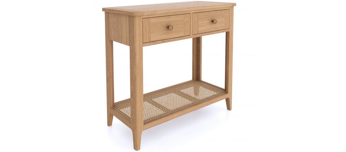 Bravur Natural Oak Console Table