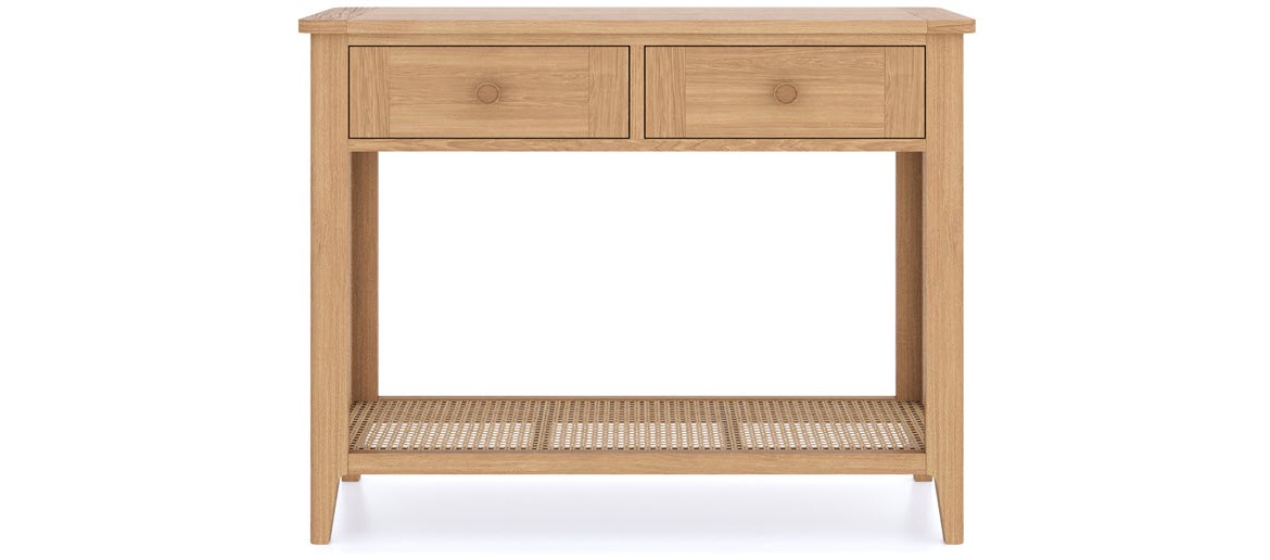 Bravur Natural Oak Console Table