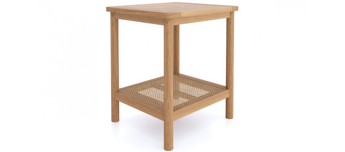 Bravur Natural Oak Side Table