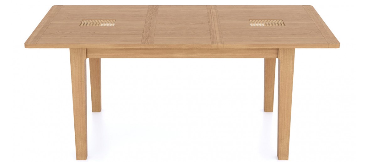 Bravur Natural Oak Extending Dining Table