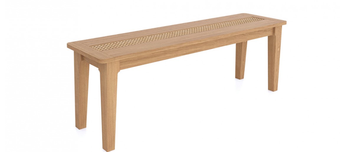 Bravur Natural Oak Dining Bench