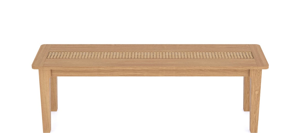 Bravur Natural Oak Dining Bench