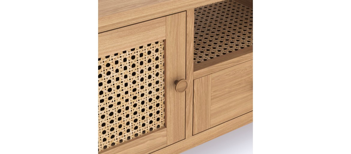 Bravur Natural Oak Cabinet