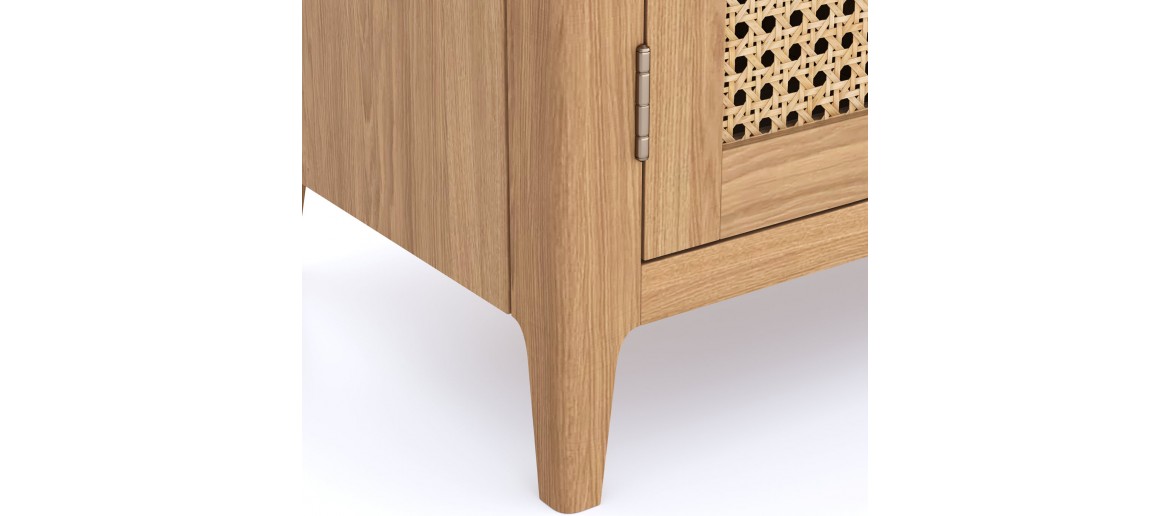 Bravur Natural Oak Cabinet