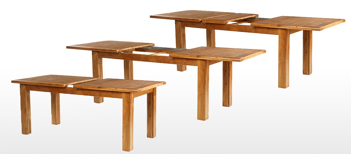 Barham Oak 132-198 cm Extending Dining Table and 6 Chairs