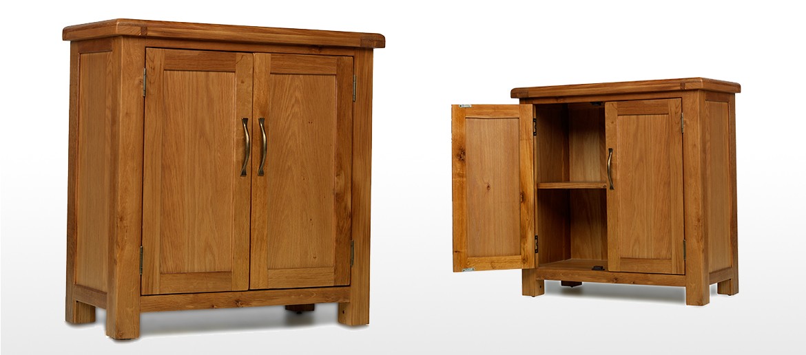 Barham Oak Small Petite Cupboard