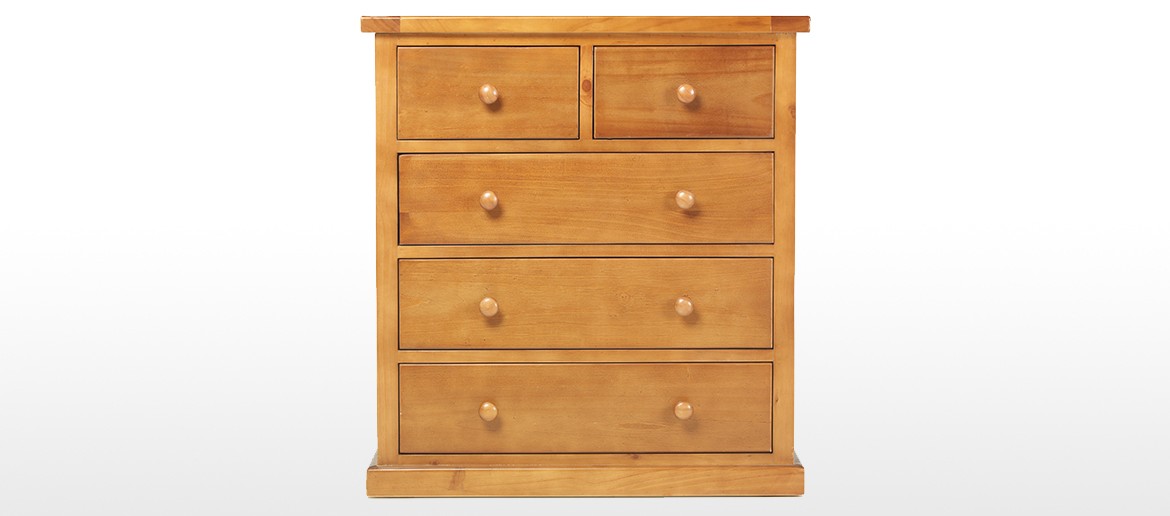 Devon Pine 2 Over 3 Chest of Drawers