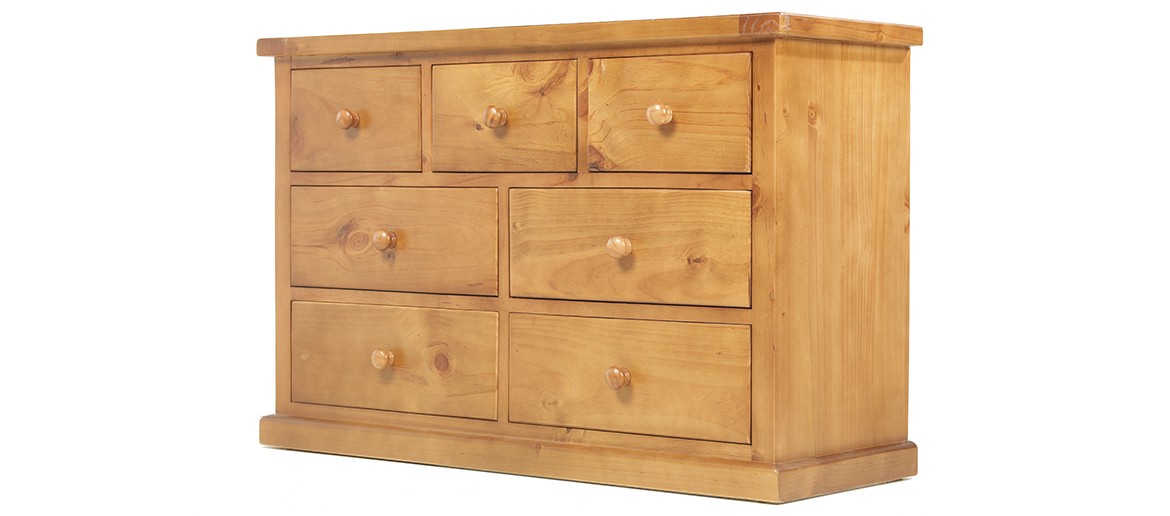 Devon Pine 3 Over 4 Chest of Drawers