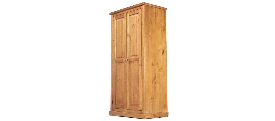 Devon Pine Ladies Double Wardrobe