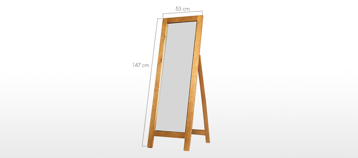 Devon Pine Cheval Mirror