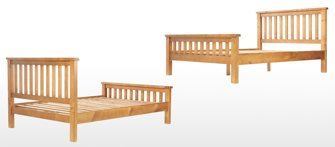 Devon Pine Double Bed (4' 6")