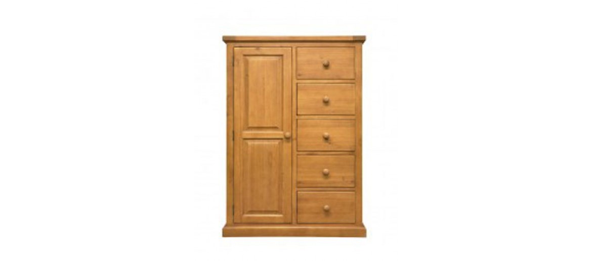 Devon Pine Combination Wardrobe