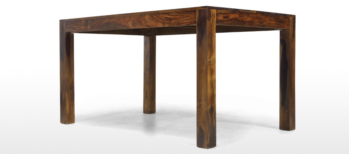 Cube Sheesham 140 cm Dining Table