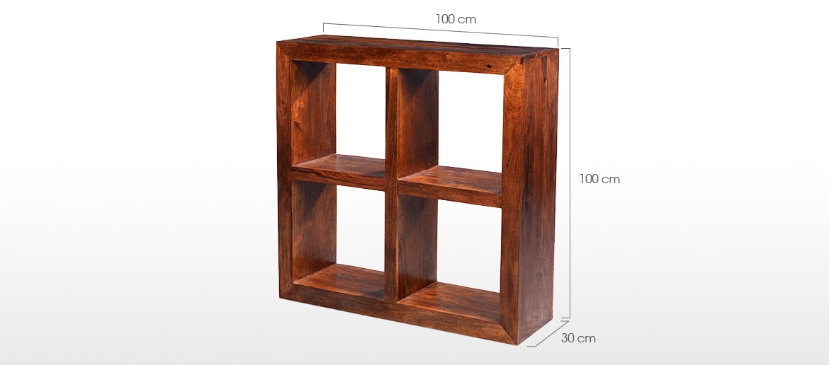 Cube Sheesham 4 Hole Cube