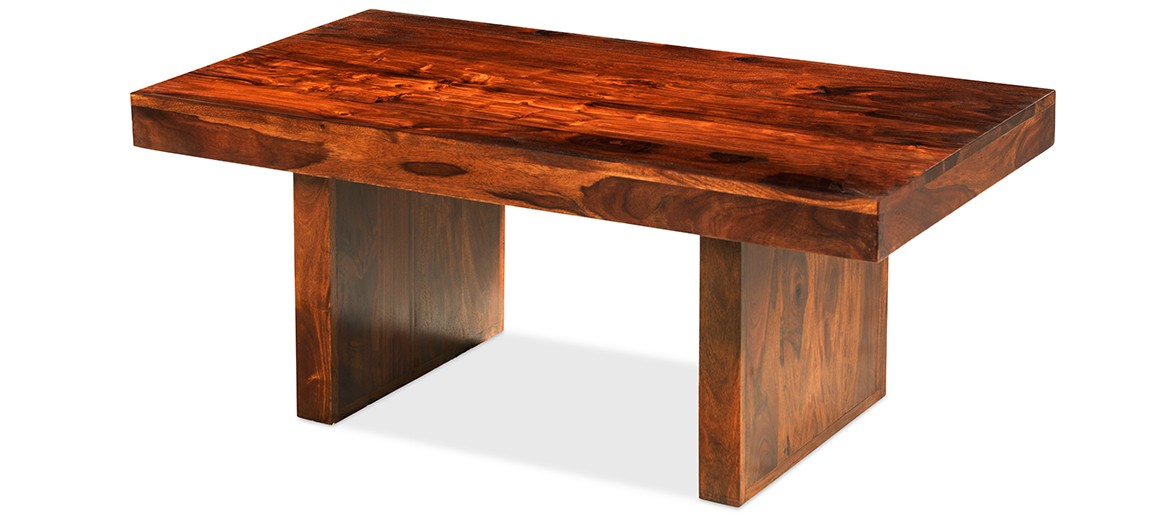 Cube Sheesham Block Coffee Table