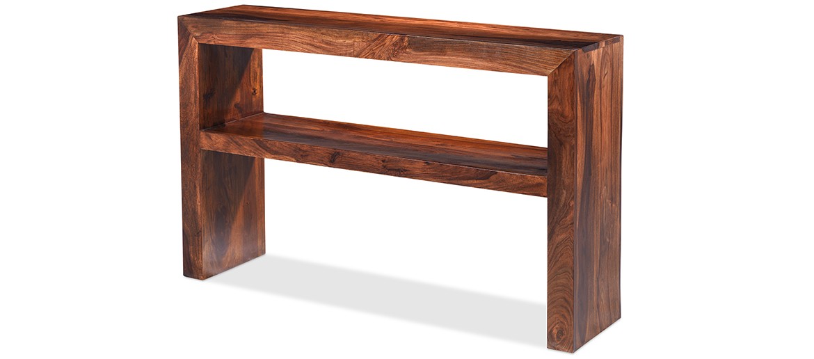 Cube Sheesham Console Table