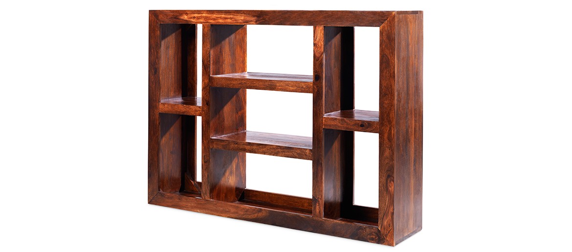 Cube Sheesham Large Multi Shelf