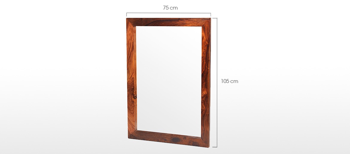 Cube Sheesham Large Mirror