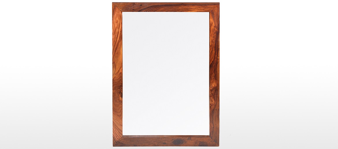 Cube Sheesham Large Mirror