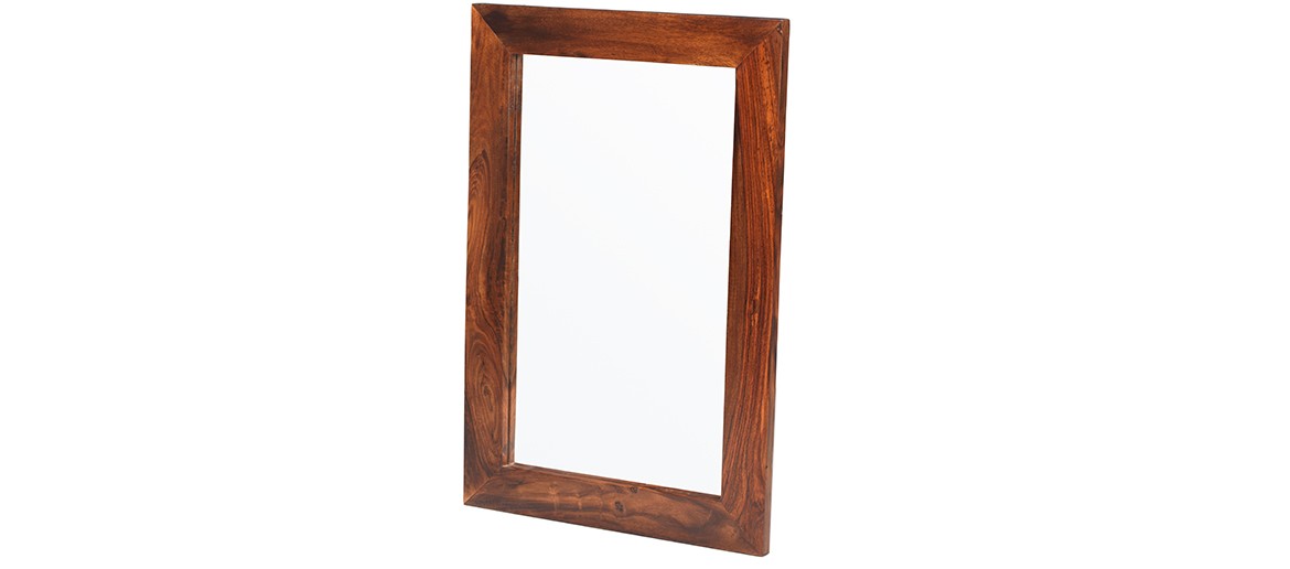 Cube Sheesham Small Mirror