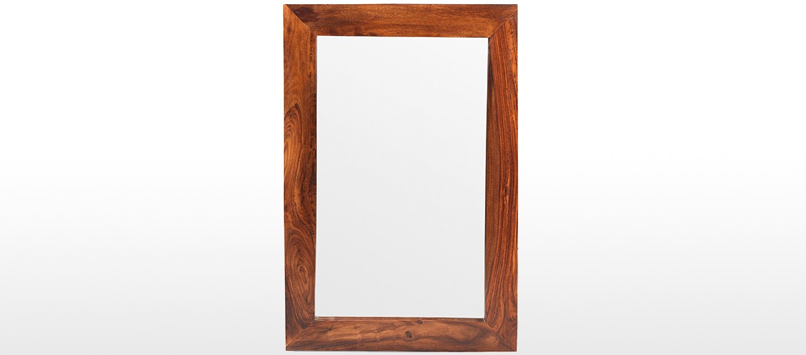 Cube Sheesham Small Mirror