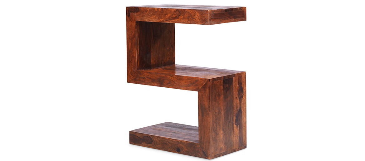 Cube Sheesham Side Table