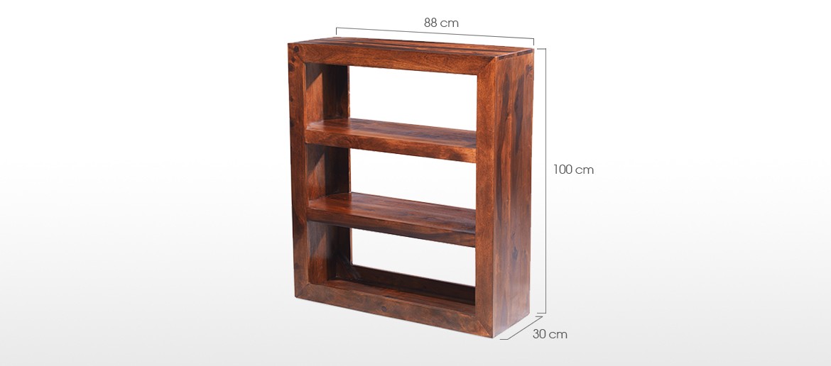 Cube Sheesham Small Multi Shelf