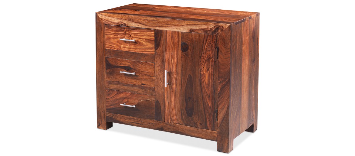 Cube Sheesham Small Sideboard