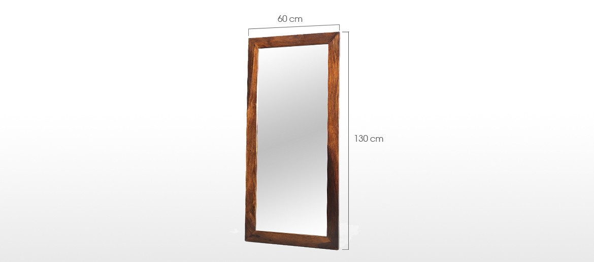 Cube Sheesham Tall Mirror