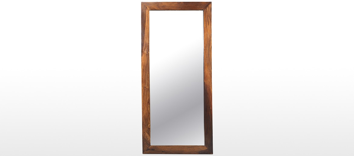 Cube Sheesham Tall Mirror