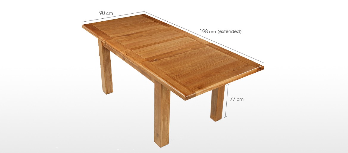 Barham Oak 132-198 cm Extending Dining Table