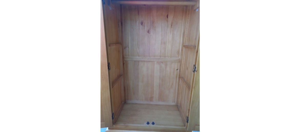 Devon Pine Kids Double Wardrobe