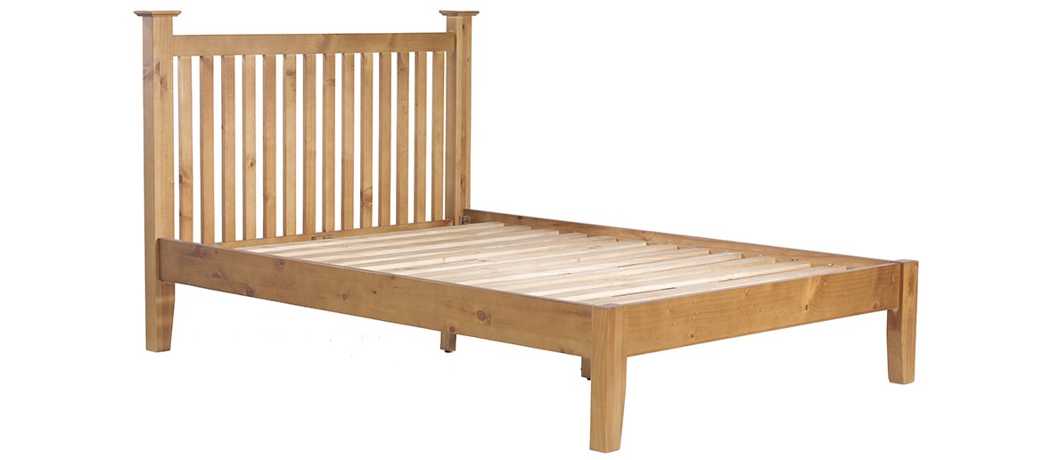 Essentials Pine Double Bed (4' 6")
