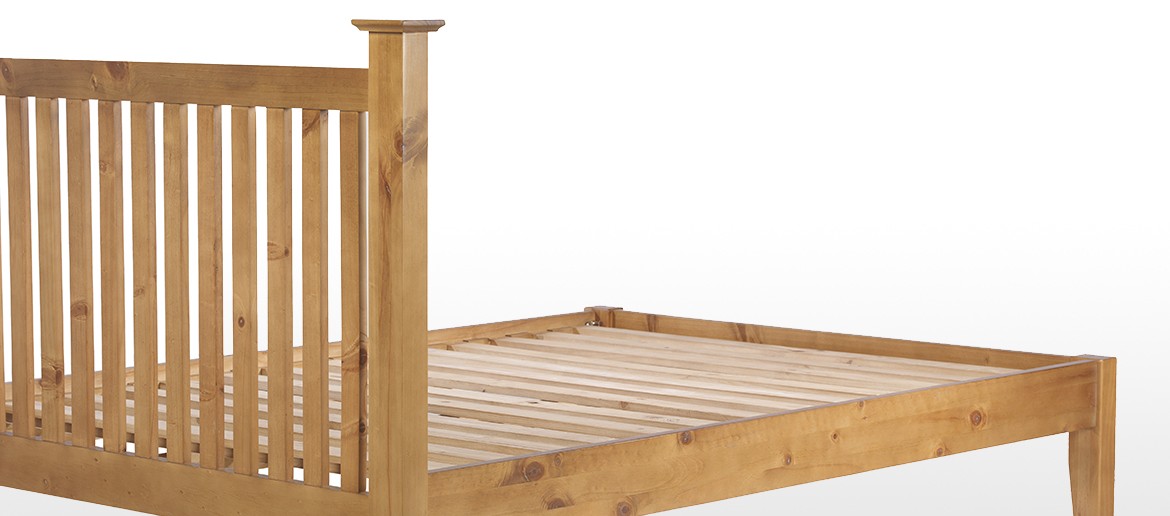 Essentials Pine Double Bed (4' 6")