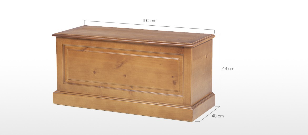 Essentials Pine Blanket Box