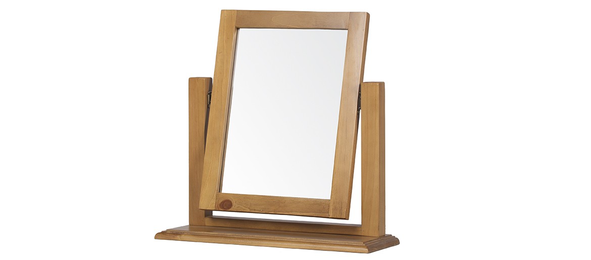 Essentials Pine Dressing Table Vanity Mirror