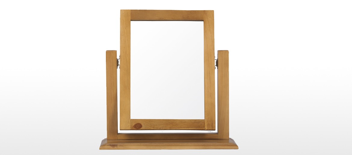 Essentials Pine Dressing Table Vanity Mirror