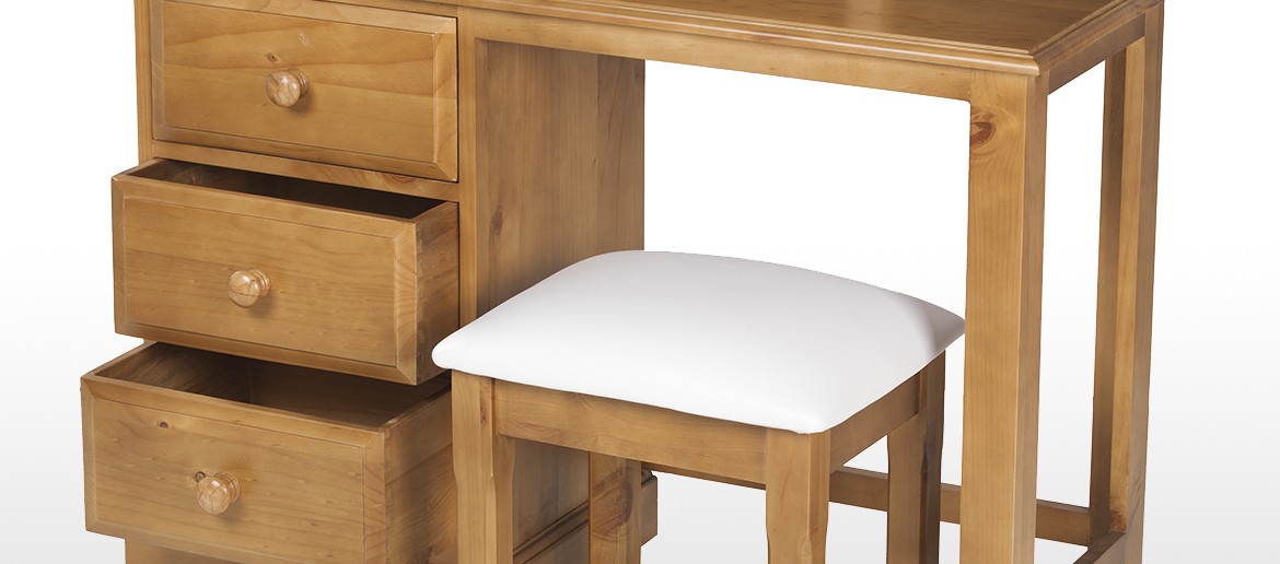 Essentials Pine Dressing Table Set