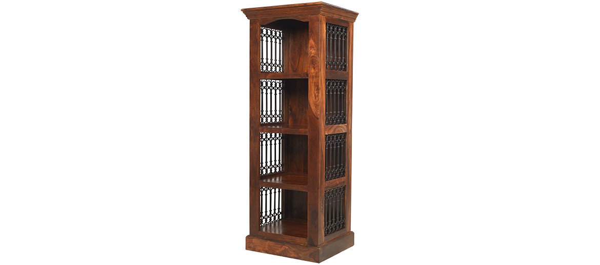 Jali Sheesham Alcove Bookcase