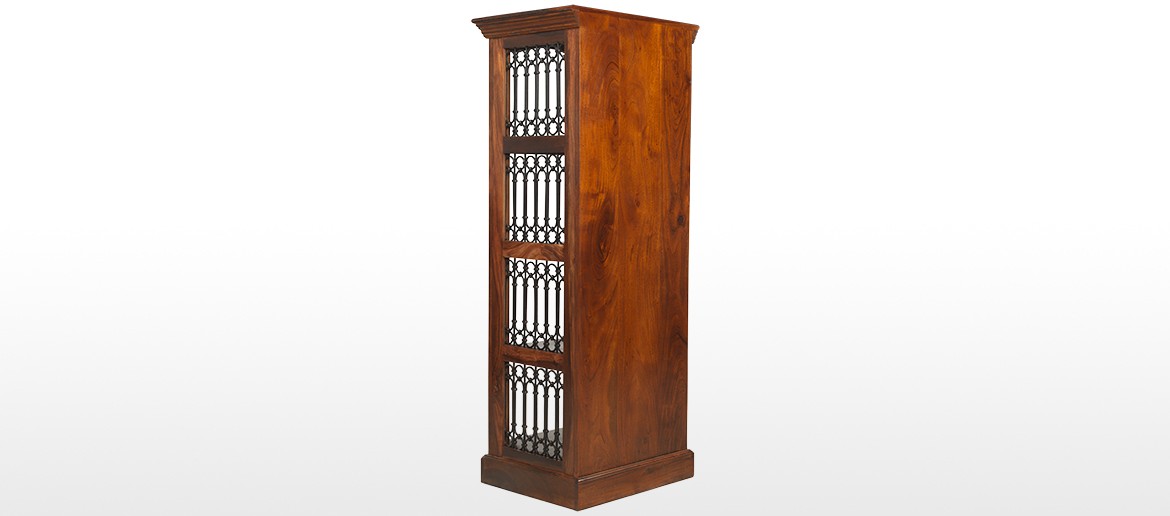 Jali Sheesham Alcove Bookcase